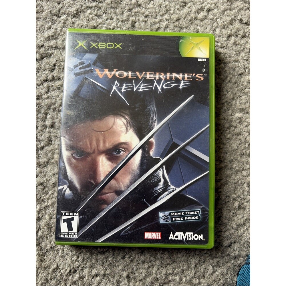 X2 Wolverines Revenge Xbox Complete In Box CIB Tested Working Ships Fast